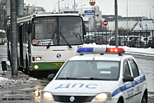 «ГАЗель» перевернулась в центре Москвы