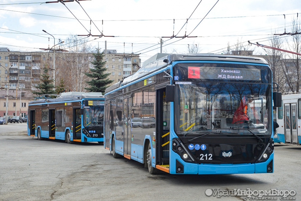 Вся партия белорусских троллейбусов прибыла в Екатеринбург