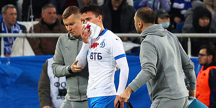 Фуболист "Динамо" получил серьезную травму на матче с "Балтикой"