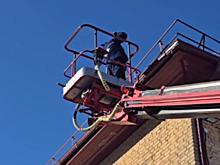 В аварийно-спасательную службу Тамбова поступают массовые заявки на очистку крыш социальных учреждений