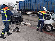 В Саратовской области столкнулись два авто, семь человек пострадали