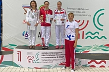 Волгоградка взяла 3 медали на крупном турнире по прыжкам в воду