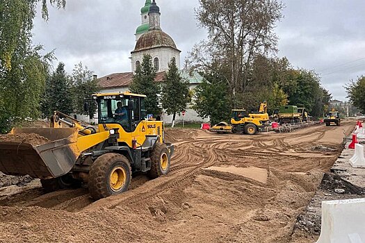 В Слободском идет капитальный ремонт Екатерининской улицы