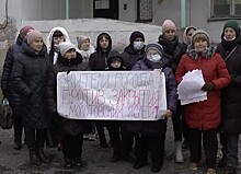 Гусевчане вышли на пикет против закрытия детсада