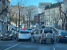 Движение затруднено. Во Владивостоке произошло сразу два ДТП в центре города