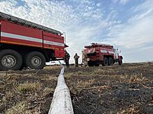В Железногорске тушили два пожара после падения обломков БПЛА