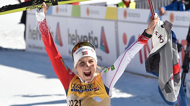 Лыжи. Чемпионат Норвегии. Йохауг выиграла коньковую «разделку» на 30 км с преимуществом почти в три минуты