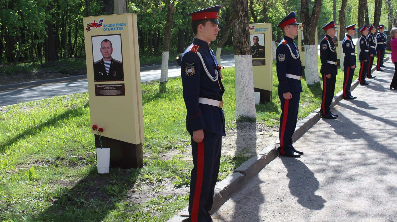 На улице Попова в Пензе появилась Аллея Памяти