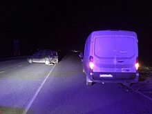 На саратовской трассе «Ford Transit» протаранил стоявший «Ford Focus»