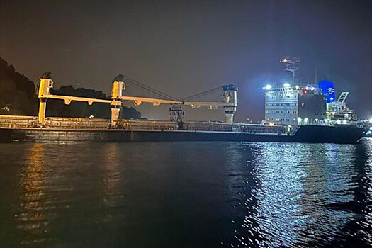 Севшее на мель в проливе Босфор судно с Украины отбуксировали