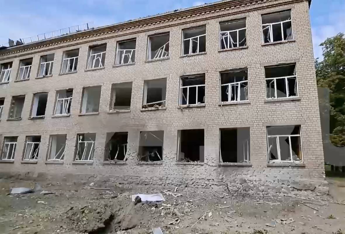 Появились кадры последствий удара ВСУ по Донецку