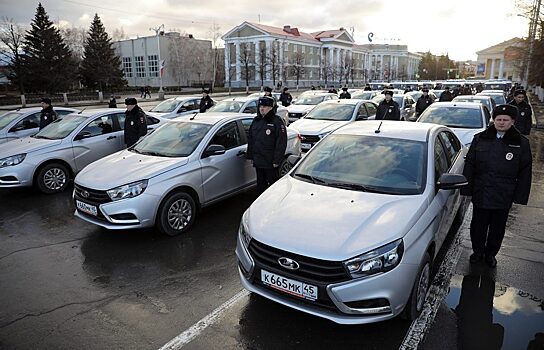 В Зауралье усилили полицию региона новыми автомобилями