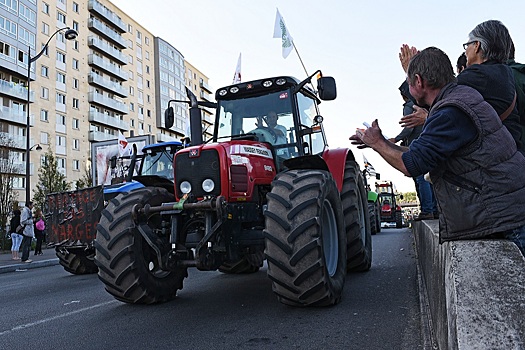 Протест тракторов в столице Европы набирает обороты