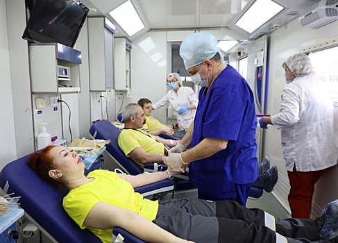 Для спасения жизней: сотрудники Куйбышевского НПЗ присоединились к акции по сдаче крови