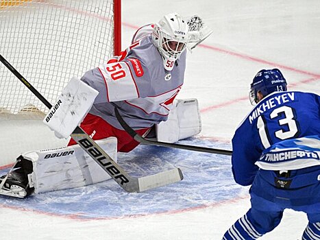 "Динамо" победило "Спартак" в регулярном чемпионате КХЛ со счетом 4:1