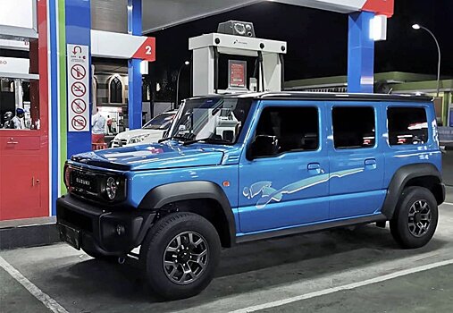 В Сети обнародовали снимки 5-дверного длинного Suzuki Jimny