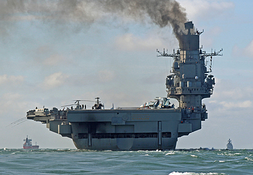 Опубликовано видео сопровождения «Адмирал Кузнецова» кораблями НАТО