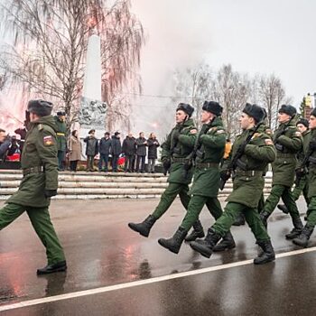 Торжественный митинг прошел у Мемориального комплекса «Рубеж обороны Москвы» в Нефедьево