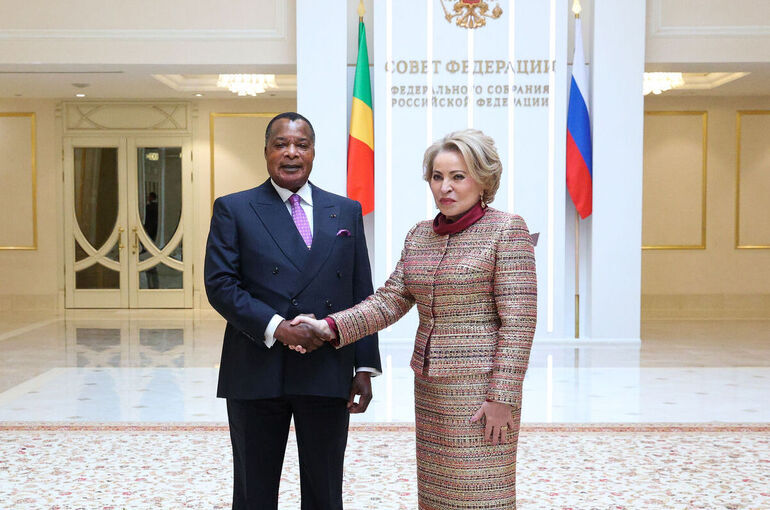 Матвиенко заявила о готовности к укреплению связей с парламентариями Конго