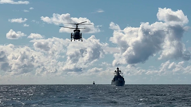 Ка-27 обнаружил субмарину «врага» на учениях РФ и КНР в Тихом океане