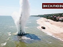 Безопасный берег: кадры разминирования акватории пляжа Мариуполя российскими саперами