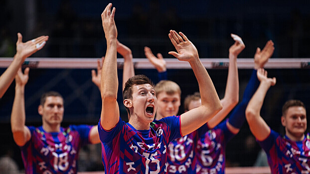 Казанский «Зенит» вышел на первое место в волейбольной Суперлиге