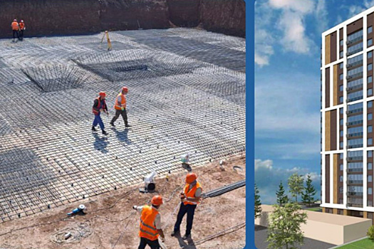 В Луганске возводят 17-этажку: стартовал ключевой этап строительства