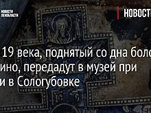 Крест 19 века, поднятый со дна болота в Рощино, передадут в музей при церкви в Сологубовке