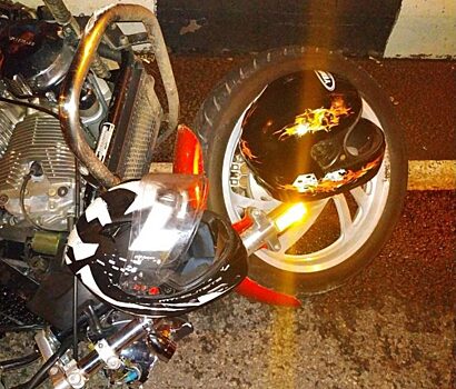 Пьяный водитель снес с дороги мотоциклиста