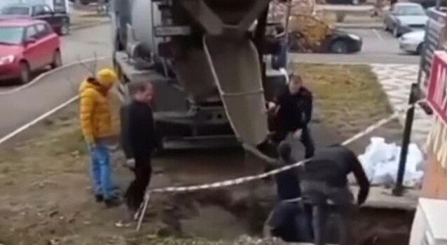 Бетоном залили недовольные соседи жительницу Краснодара