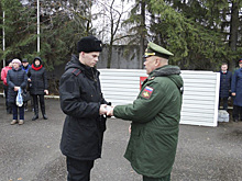В Пензенской области состоялись торжественные проводы новобранцев в Президентский полк