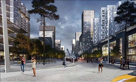 В западной части Нагатинской поймы появится новый жилой район