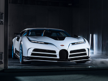 Видео: гиперкар Bugatti Centodieci испытали 20-градусным морозом