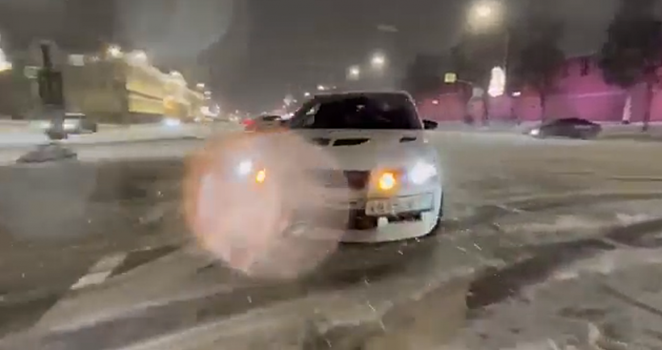 Нижегородских экстремалов оштрафуют за дрифт в центре города