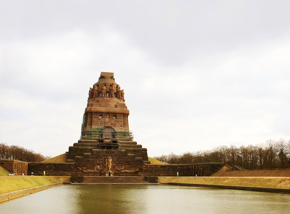 Памятник битве народов, Лейпциг, Саксония, Германия, Европа