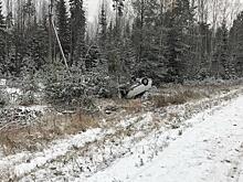В Котельничском районе «Приора» улетела в кювет