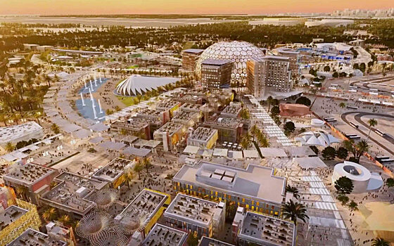 Ко всемирной выставке в Дубае возводится огромный район District 2020