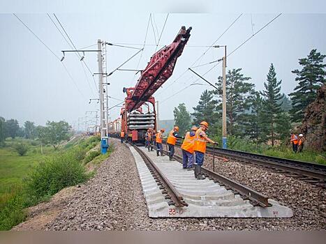 Свыше 317 км стальной колеи обновили на Забайкальской магистрали