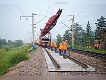 Свыше 317 км стальной колеи обновили на Забайкальской магистрали