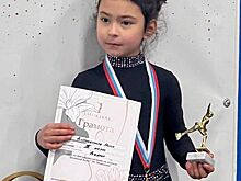 Дочь Агнии Дитковските делает успехи в фигурном катании