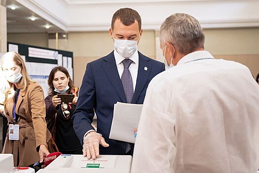 Экзитполы: на выборах губернатора Хабаровского края побеждает Михаил Дегтярев