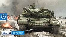 Захватывающие кадры танкового биатлона с полигона под Воронежем