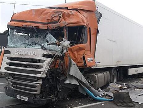 На трассе М-5 под Жигулевском погиб водитель одного из столкнувшихся большегрузов