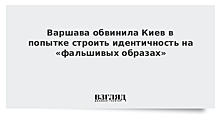 Варшава обвинила Киев в попытке строить идентичность на «фальшивых образах»