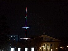 Телебашню Симферополя украсит иллюминация в День радио