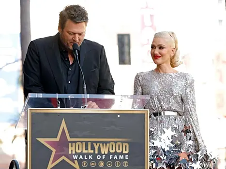 Муж довёл Гвен Стефани до слёз на закладке её звезды в Голливуде