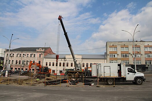В Курске на улице Дзержинского заменят 140 метров тепломагистрали