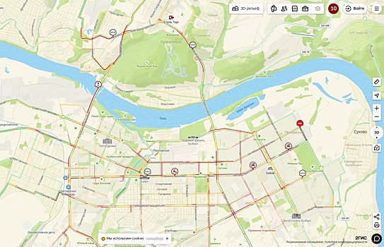 Десятибалльные пробки сковали Кемерово