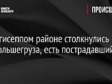 В Кингисеппом районе столкнулись два большегруза, есть пострадавший