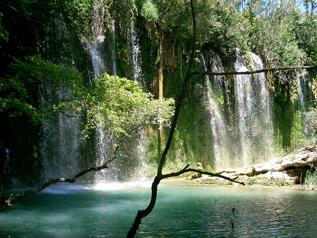 Водопад Куршунлу (парк Табиат), Анталия, Турция, Ближний Восток